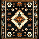 Dynamic Black and Geometric Styles(Black)