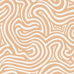 Elegant Cosmic Swirl Reiki Inspired Minimalist Abstract Artistry (Beige) - ODIKA