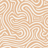 Elegant Cosmic Swirl Reiki Inspired Minimalist Abstract Artistry (Beige) - ODIKA