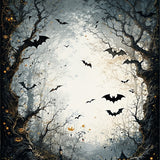 Gothic Inspired Bat Scene(Black)