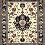 Hand Woven Round Area Natural Fiber Boho Placemat(Beige)