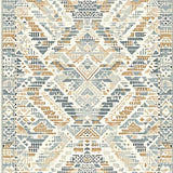 Elegant Beige Grey Interwoven Geometric Animal Inspired Floor(Beige)