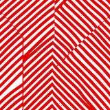 Cane Stripe Chevron Holiday Seasonal(Red)