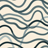 Abstract Wave Flow Design with Movement(Beige)