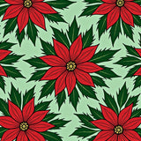 Traditional Holiday Poinsettia Bloom Design with Seasonal Florals(Red)