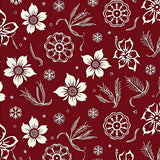 Enchanted Winter Blossom Decorative Accent(Red)