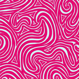Plush Wavy Curvy Spiral Whimsical Contemporary Modern Artistic (Pink)
