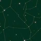 Celestial Constellation Midnight Sky Artistry Ethereal (Green)