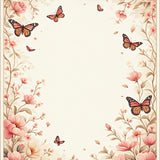 Trendy Floral Dreamscape Appeal(Beige)
