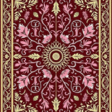 Classic Forest Harvest Damask Style Machine(Red)