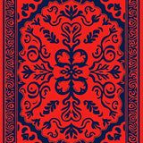 Botanical Interwoven Paisley Enchanting Artisan(Red)