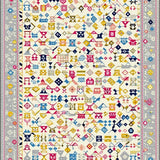 Grey and Beige Multi Colored Area with Whimsical(Beige)