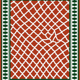 Lattice with Classic Frame Accent (Brown) - ODIKA