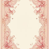 Chic Curved Scallop Bow with Feminine Ribbon(Beige)