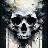 Chic Minimalist Skull Composition(Black)