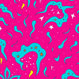 Nebula Dreamscape with Radiant Gas Clouds and Twinkling Starbursts (Pink)