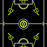 Professional Layout Floor with Penalty Box Graphics(Black)