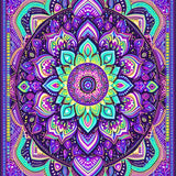 Lively Contemporary Tiled Aesthetic(Purple)