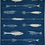 Charming Fishing Motif(Blue) - ODIKA