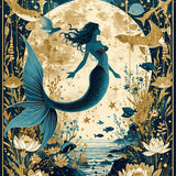 Colorful Mermaid Dreamscape Design(Blue)