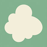 Heavenly Plush Dreamscape Floating Ethereal Shape Accent Decorative(Green)