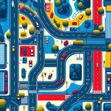 Fun Loving Playful City Vibe(Blue)