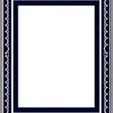 Elegant Border Pathway Collection With Symmetrical Interlocking Design (Blue)
