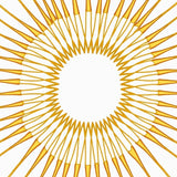Elegant Sunburst Radial Artistic Tapestry(Gold)