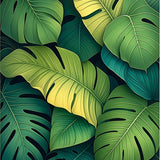 Vibrant Botanical Design(Green)