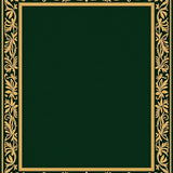 Gothic Revival Garden with Intricate Fleur de and Laurel Borders(Green)