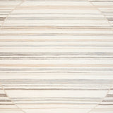 Boho Chic Round Woven Ivory & Beige Accent for Any Space(Beige)