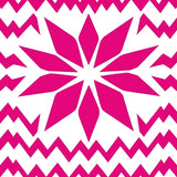 Exquisite Starburst Chevron Fancy Dwelling Enhancement(Pink)