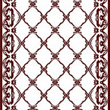Spectacular Trellis Jacquard Embellished Treasure (Brown)