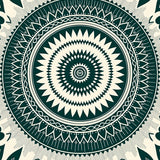 Boho Sunburst Mosaic with Intricate Detailing (Green)