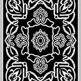 Exquisite Medallion Mosaic Artisan Boho Jewel (Black)