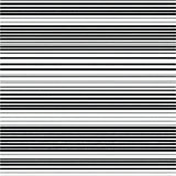 Contemporary Striped Door Layered Look(Black)