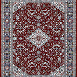 Geometric Medallion Decorative(Red)
