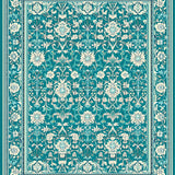 Art Nouveau with Turquoise and Silver Highlights(Blue)