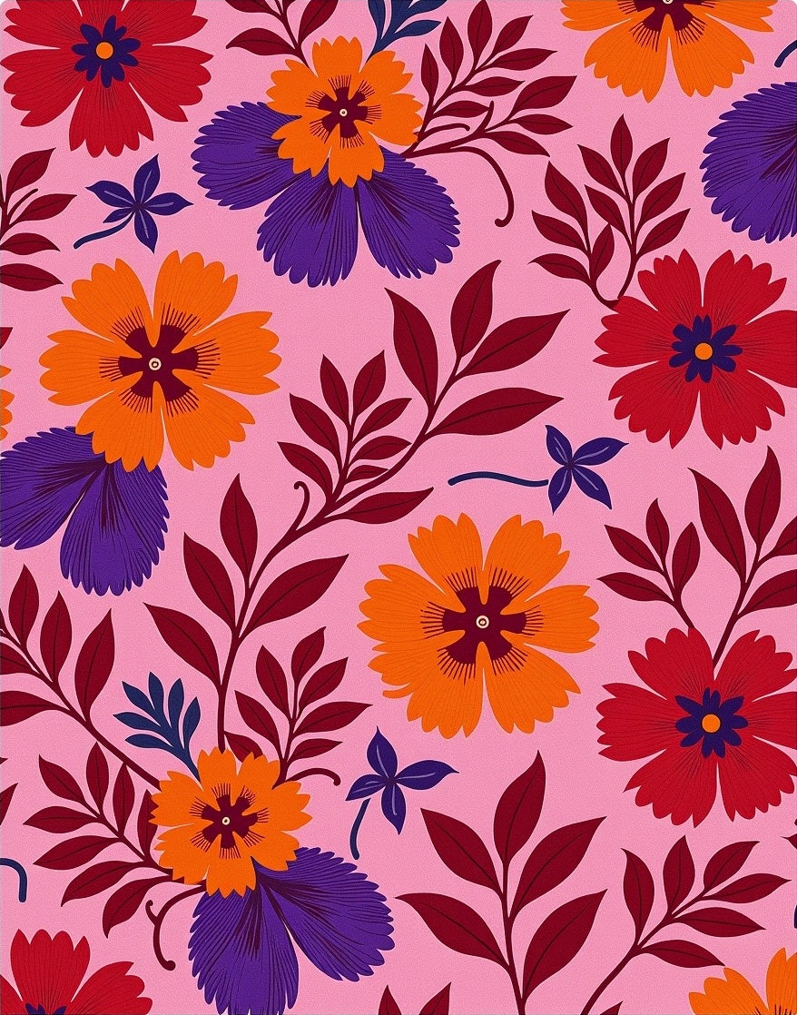 Sunset Hibiscus Floral Statement (Pink) - ODIKA