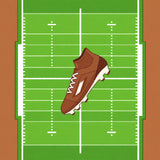 Football Field Yard Line Cleat(Green)