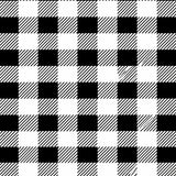 Buffalo Plaid Grid with Bold Contrast and Crisp Lines(Black)