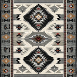 Buckhaven Tribal Heritage With Geometric Aztec For Home(Gray)