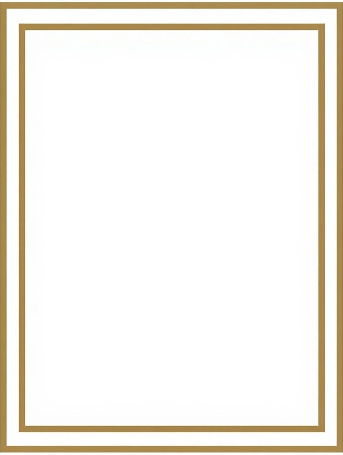 Refined Neutral Bordered Elegant Subtle Decorative Aesthetic (Brown) - ODIKA