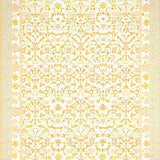 Charming Bloom – Elegant Beige Area with Petal Design(White)