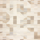Geometric Beige Indoor Area Neutral Hues(Beige)