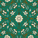 Enchanted Garden Blossom Mystical Tapestry(Teal)