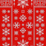 Festive Snowflake Wonderland Holiday Decorative Floor(Red)