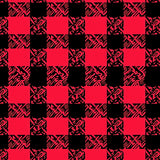 Festive Yuletide Gingham Hearth Adornment(Red)