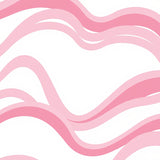 Abstract Cloud Swirl Contemporary Modern Minimalist Art(Pink)