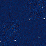 Starry Night Swirl Heavenly (Blue)